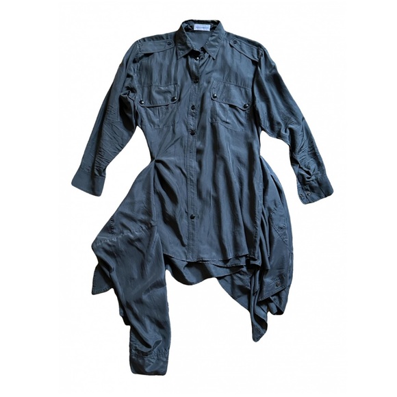 Faith connexion silk shirt dress